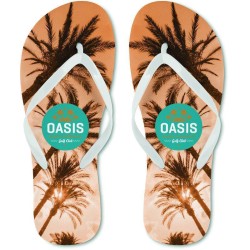 Zakázkové jednovrstvé plážové žabky