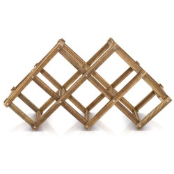 Dřevěný stojan na lahve