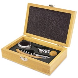 Bambusový set na víno