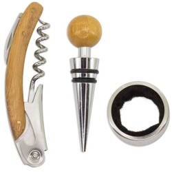 Bambusový set na víno