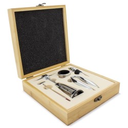 Bambusový set na víno