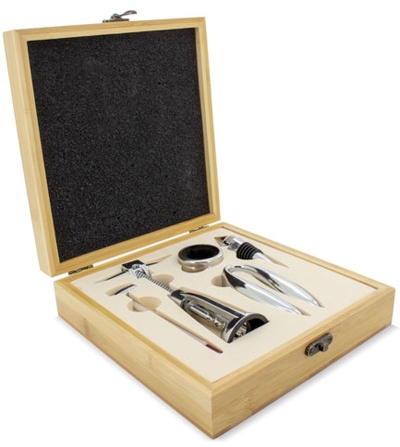 Bambusový set na víno