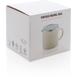 Retro smaltový hrnek