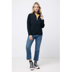 Micro fleece bunda na zip Iqoniq Talung z rec. polyesteru