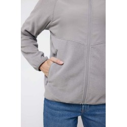 Micro fleece bunda na zip Iqoniq Talung z rec. polyesteru