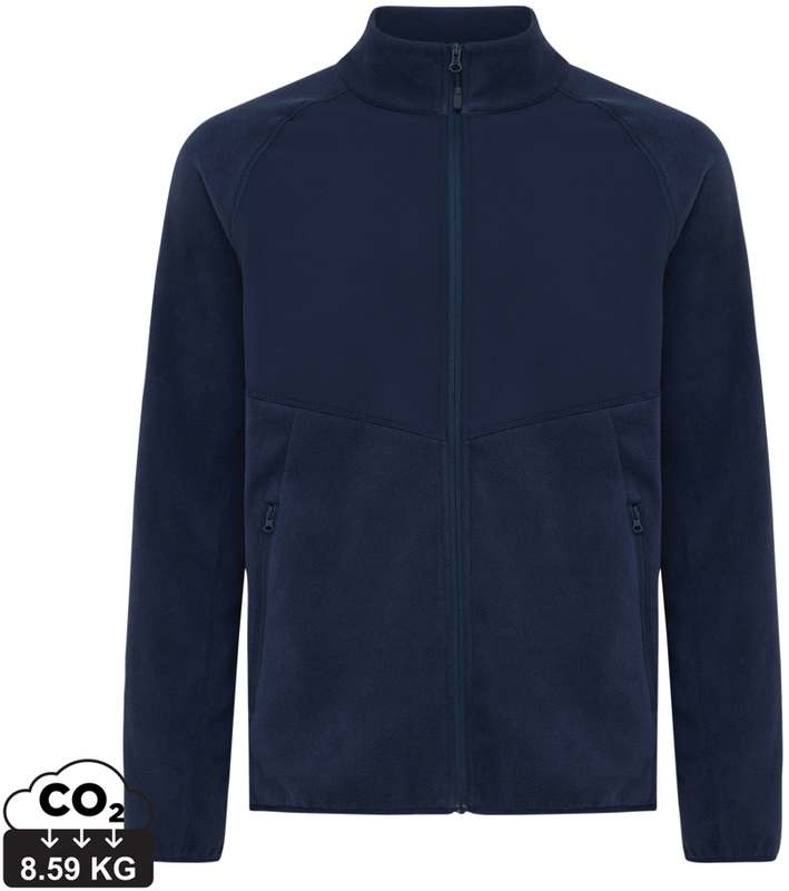 Micro fleece bunda na zip Iqoniq Talung z rec. polyesteru