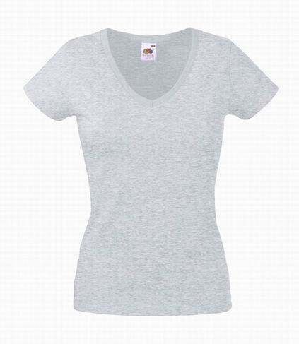 Tričko dámské Lady-Fit Valueweight V-Neck T