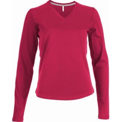 Dámské tričko dl.rukáv V-neck