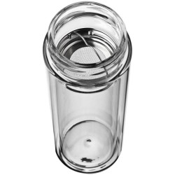 Skleněná láhev se sítem