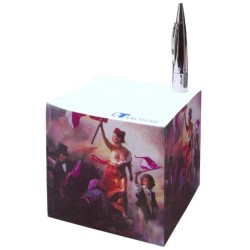 Papírová kostka s dírkou na tužku