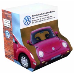 Papírová kostka tvarovaná