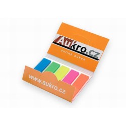 Samolepicí bloček v papírovém pouzdru, 25 lístků