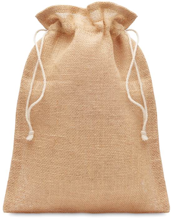 Jute medium Střední dárkový jutový pytlík