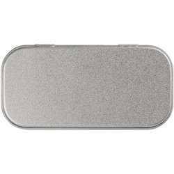 Malá kovová krabička s vložkou na větší flash disk