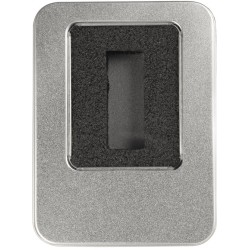 Velká kovová krabička s vložkou na menší flash disk