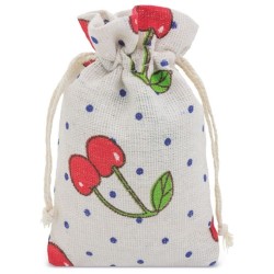 Malý bavlněný pytlík - třešně