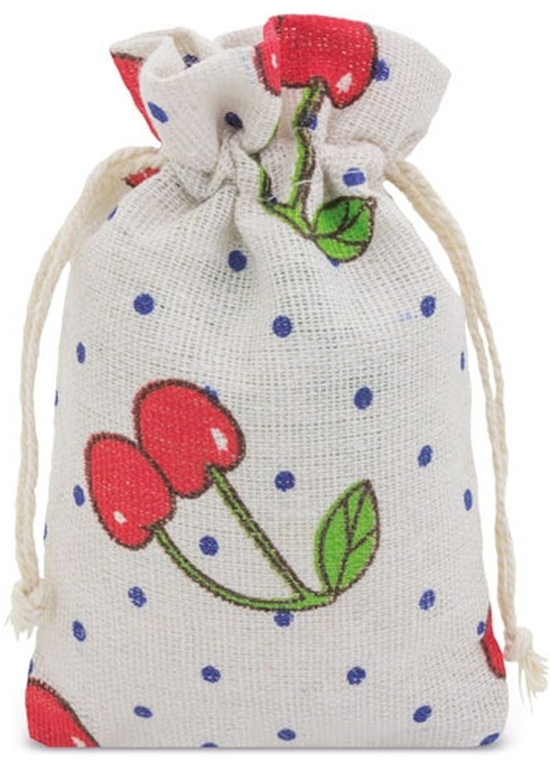 Malý bavlněný pytlík - třešně