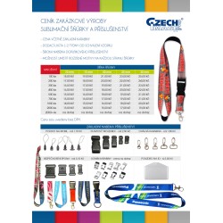 Zakázková výroba šnůrek s barevným sublimačním tiskem