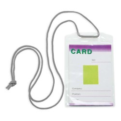 Šňůrka na krk s obal na identifikační kartu