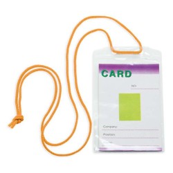 Šňůrka na krk s obal na identifikační kartu