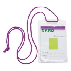 Šňůrka na krk s obal na identifikační kartu
