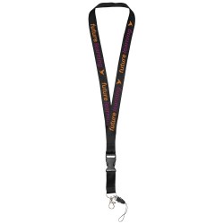 Lanyard Sagan s odpojitelnou přezkou, s držákem na telefon