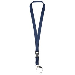 Lanyard Sagan s odpojitelnou přezkou, s držákem na telefon