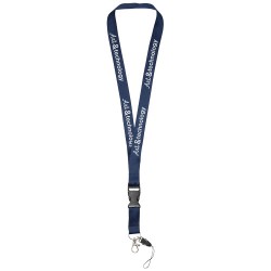Lanyard Sagan s odpojitelnou přezkou, s držákem na telefon