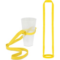 Šňůrka na krk s držákem na pití