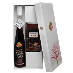 Kávová mandle + káva