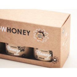 Beebee set Sada 3 sklenic medu