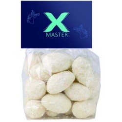 Mandle v bílé čokoládě a kokosu 100g