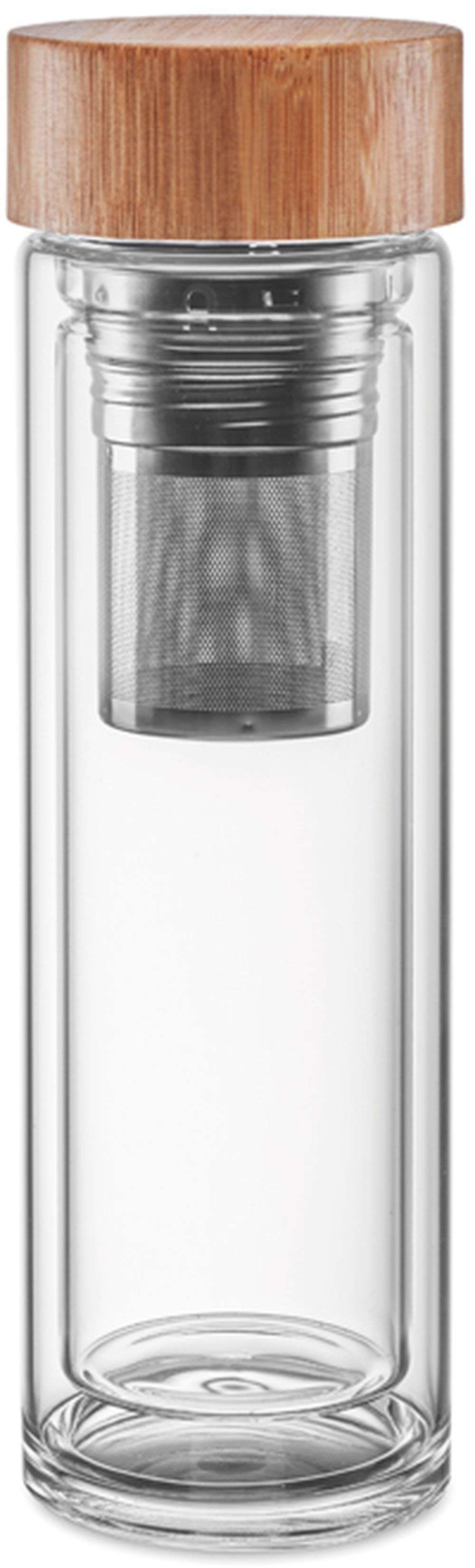 Dvoustěnná skleněná láhev