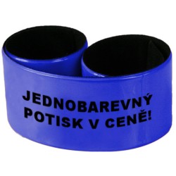 Široký reflexní náramek 34 cm  vč. 1 barevného potisku