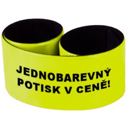 Široký reflexní náramek 34 cm  vč. 1 barevného potisku