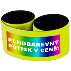 Reflexní náramek 25 cm vč. plnobarevného potisku