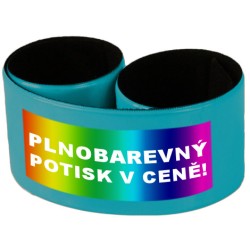 Reflexní náramek 25 cm vč. plnobarevného potisku