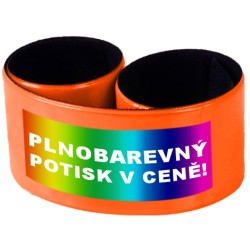 Reflexní náramek 34 cm vč. plnobarevného potisku