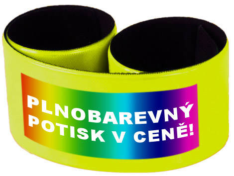 Reflexní náramek 41 cm, XXL vč. plnobarevného potisku