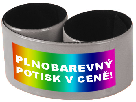 Reflexní náramek 41 cm, XXL vč. plnobarevného potisku