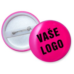 Reflexní odznak 5,5 cm vč.1 barevného potisku