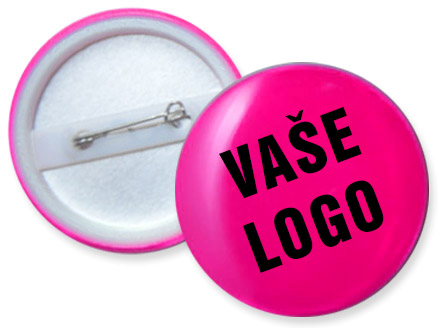 Reflexní odznak 5,5 cm vč.1 barevného potisku