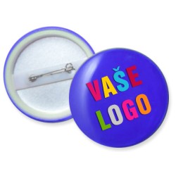 Reflexní odznak 5,5 cm vč. plnobarevného potisku