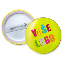 Reflexní odznak 5,5 cm vč. plnobarevného potisku