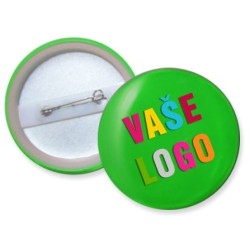 Reflexní odznak 5,5 cm vč. plnobarevného potisku