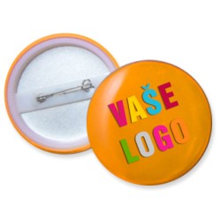 Reflexní odznak 5,5 cm vč. plnobarevného potisku