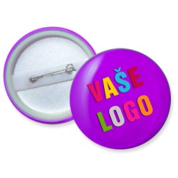 Reflexní odznak 5,5 cm vč. plnobarevného potisku