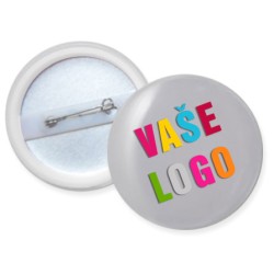 Reflexní odznak 5,5 cm vč. plnobarevného potisku