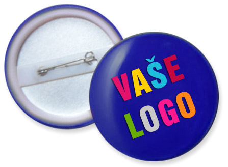 Reflexní odznak 5,5 cm vč. plnobarevného potisku