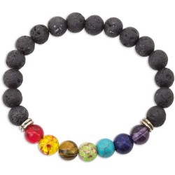 Náramek s vulkanickými kameny